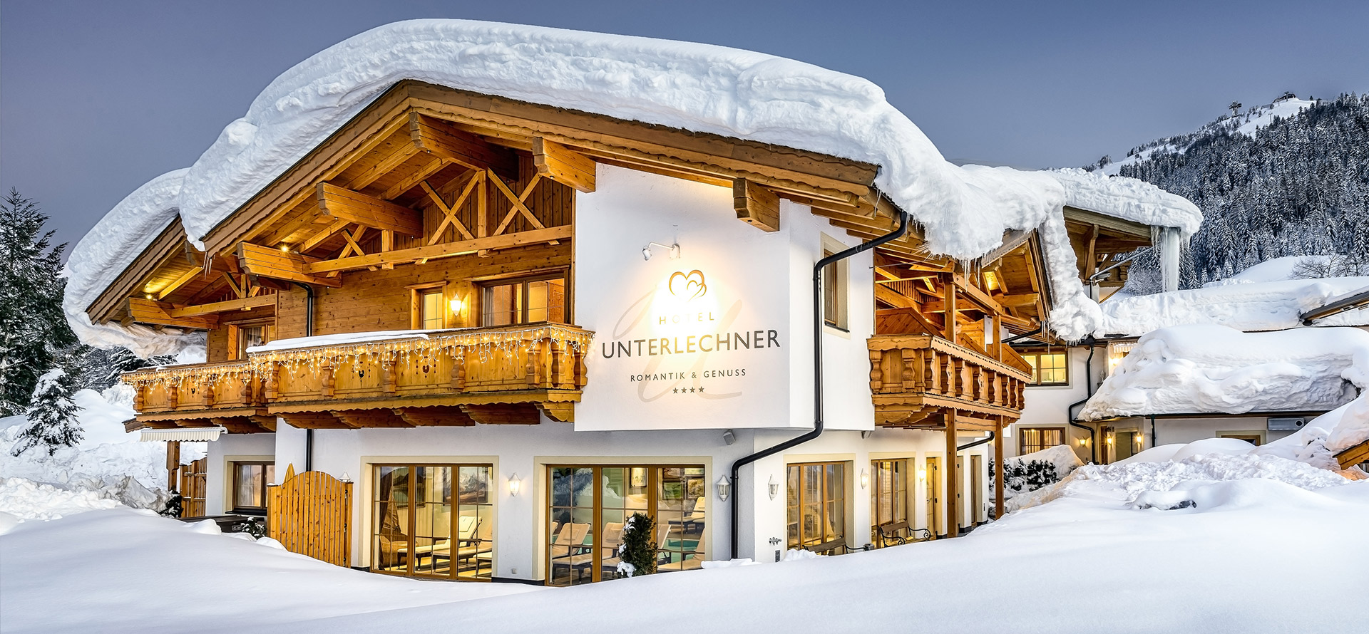 Hotel Unterlechner Winterurlaub ohne Kinder Boutiquehotel St. Jakob in Haus Tirol 